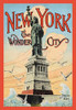 Cover of a tourist brochure available for only 35 cents.  The famous Statue of Liberty adorns the cover. Poster Print by Irving Underhill - Item # VARBLL0587205547