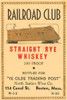 An early bottle label for a whiskey featuring a futuristic looking train. Poster Print by Unknown - Item # VARBLL0587258292