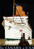 Three Funnel Liner .  Image taken from a Canadian Pacific travel poster of the steamship era. Poster Print by unknown - Item # VARBLL0587386932