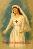 A Red Cross nurse with outstretch arms seeks volunteers Poster Print by Haskell Coffin - Item # VARBLL0587209593