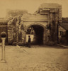 Guard standing at the war damaged sally port from outside of Fort Moultrie, on Sullivan's Island. This was one of the 4 forts that protected Charleston Harbor; Sumter was the fort to fall to the Confederacy. Poster Print - Item # VARBLL058745080L