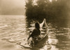 Clayoquot Indian in a Canoe in a Sound Poster Print - Item # VARBLL058746955L