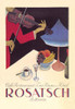 This art was originally on a luggage label, given visitors to Rosatch, a restaurant, hotel and bar in St. Moritz.  It was printed in English because it was made for the travelling tourists. Poster Print by unknown - Item # VARBLL0587029331