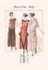 Page from a 1920's fashion catalog from France with the lastest in women's attire. Poster Print by unknown - Item # VARBLL0587020067