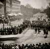 Washington, D.C. Infantry unit with fixed bayonets followed by ambulances passing on Pennsylvania Avenue near the Treasury Poster Print - Item # VARBLL058753699L