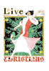 Young woman holding a check, _There IS a Santa Claus,_ art by C. Coles Phillips.  Originally a cover to the December 2, 1926 issue of Life Magazine. Poster Print by C. Coles Phillips - Item # VARBLL0587034297