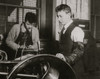 Vocational School Teaches Printing; Boys at a press Poster Print - Item # VARBLL058754393L