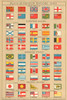 Flags of the Navies of Nations of the world. Poster Print - Item # VARBLL0587312823