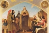John Wycliffe reading his translation of the bible to John of Gaunt Poster Print by Ford Madox Brown - Item # VARBLL058761733L