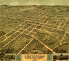 Bird's eye view of the city of Huntsville, Madison County, Alabama 1871. Poster Print - Item # VARBLL058757024L