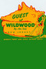 Original luggage label received for visiting Wildwood New Jersey.  Showing a woman riding the surf. Poster Print by unknown - Item # VARBLL0587326123