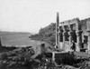 Man standing amid temple ruins on the Island of Philae, Egypt. Poster Print by Francis Firth - Item # VARBLL0587419563
