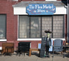 Furniture Flea Market with Mexican in sombrero as the sign board holder Poster Print - Item # VARBLL058759412L