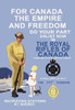 Soldier Stands over a Child looking down with the words Royal Rifles of Canada recruiting station in Quebec.  The poster is for the 7th and 11th Hussars, two units dating as far back as 1867. Poster Print by M. Gagnon - Item # VARBLL058707731x