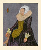 An illutsrated version of "Portrait of a lady" by Cornelis van der Voort Poster Print by Maud & Miska Petersham - Item # VARBLL0587411325