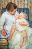 Mother washing the tired child Poster Print by Mary  Cassatt - Item # VARBLL0587257938