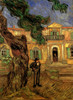 Pine Trees with Figure in the Garden of Saint-Paul Hospital Poster Print - Item # VARBLL058750589L