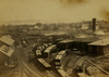 Railroad yard of the Orange & Alexandria Railroad in Alexandria, Virginia. Photograph taken from the top of the roundhouse. Poster Print - Item # VARBLL058745603L