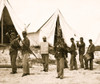 Morris Island, South Carolina. The "rogue's march" drumming a thief out of camp' sign says that he "stole Money from a Wounded Friend" Poster Print - Item # VARBLL058745064L