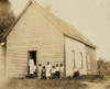 Campbell family picking cotton. W.W. Campbell, Route 1, Box 64, Shawnee. Children go to Pioneer School, 7 miles northwest of Shawnee  Father said: "Both the girls can hoe the cotton as well as any grown-up." Poster Print - Item # VARBLL0587633611