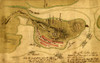 Plan of the action which happened 17th. June 1775, at Charles Town, N. America. Poster Print - Item # VARBLL058759736L