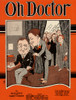 Doctor writes a prescription as a man whispers into his ear; many men in suits behind him Poster Print - Item # VARBLL058753859L