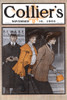 Two women walk with a man looking  on. Poster Print by  Edward Penfield - Item # VARBLL0587414820