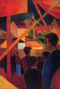 circus performer on a Tightrope Poster Print by August Macke