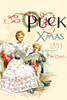 Print shows Puck sitting on a sofa next to a young woman; they are holding a book labeled "Christmas Carol" and singing. Taken from the cover of Puck magazine from December 1893. Poster Print by unknown - Item # VARBLL0587357622