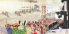 Royal procession of soldiers and servants with flags & Costumes & dragons Poster Print by Chikanobu - Item # VARBLL0587649275