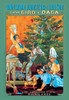 Holiday advertisement for a department store in Buenos Aires, Argentina.  Two boy and a girl play with toys on Christmas morning at the base of the tree. Poster Print by unknown - Item # VARBLL058703419x