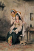 Saada, the Wife of Abraham Benchimol, and Pr?ciada, One of Their Daughters, 1832 wife and daughter of the Jewish Diplomat Translator Poster Print by Eugene Delacroix - Item # VARBLL058760837L