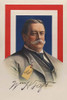 William Howard Taft, head-and-shoulders portrait, facing slightly right, against red, white, and blue background, with "Good Times" printed on a label attached to his coat. Poster Print by Allied Printing Trades Council - Item # VARBLL0587236574