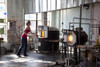 Glass blower Susan Knecht and her associate Allison Smith create art in the historic Lowe Mill in Huntsville, Alabama Poster Print - Item # VARBLL058756149L