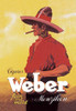 A vintage cigar ad with the character "Weber Don" who is a cowboy for fine and mild cigars in Germany. Poster Print by unknown - Item # VARBLL0587009411