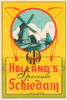 An early Dutch liquor label from Holland.  The vignette features a windmill and a sailboat. Poster Print by Unknown - Item # VARBLL0587239298