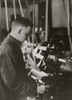 Vocational class. Boring at a lathe. 15 years old Poster Print - Item # VARBLL058754333L