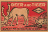 A tiger stalks a deer in the reeds. Poster Print by unknown - Item # VARBLL0587260149