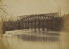 Building military railroad truss bridge across Bull Run, April, 1863 Poster Print - Item # VARBLL058745505L