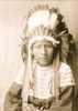 Head-and-shoulders portrait of Cheyenne girl in feather headdress. Poster Print - Item # VARBLL058747621L