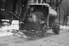 Tank Truck with Snow Plow Cleans the Streets Poster Print - Item # VARBLL058746222L
