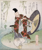 Ono no Tofu Standing on the Bank of a Stream and Watching a Frog Leap to Catch a Willow Branch Poster Print by Hokkei - Item # VARBLL058764883x