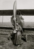 Woman hugs Plane Propeller Poster Print - Item # VARBLL058749619L