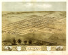 Birds eye view of the city of De Witt, Clinton Co., Iowa 1868. Poster Print - Item # VARBLL058757033L