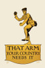 Soldier Pitching a Baseball Poster Print by Preissig - Item # VARBLL0587235594