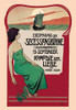 Theater poster for the opening of Secessionsb_hne, the play "Comedy of Life."  Art by Edmund Albert Edel.  He was a German cartoonist, illustrator, writer and film director. Poster Print by Edmund Albert Edel - Item # VARBLL0587014334