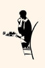 Silhouette of a homemaker eating lunch Poster Print by Maxfield Parrish - Item # VARBLL0587268654
