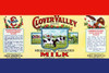 Original can label for Clover Valley Brand Sterilized Evaporated Milk showing cows in a field. Poster Print by unknown - Item # VARBLL0587336153