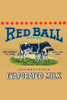 Original can label for Red Ball Brand Unsweetened Evaporated Milk showing a cow and calf. Poster Print by unknown - Item # VARBLL058733469x