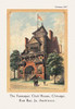 American Architecture of the Victorian Period with an illustration of the home's exterior and a two floor architectural plan and layout Poster Print by unknown - Item # VARBLL0587027851